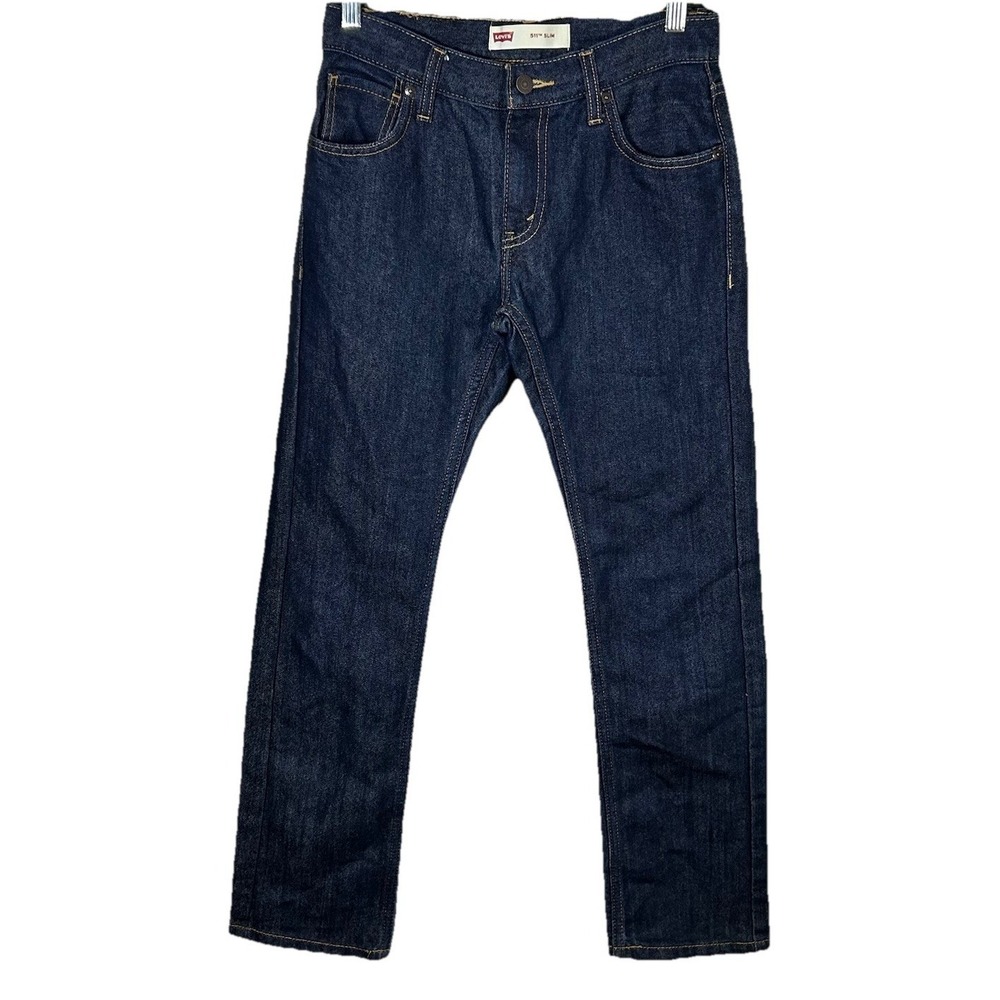 Levi's 511 Slim Blue Jeans Womens Size 16 R (28x28) Blue Denim EUC
